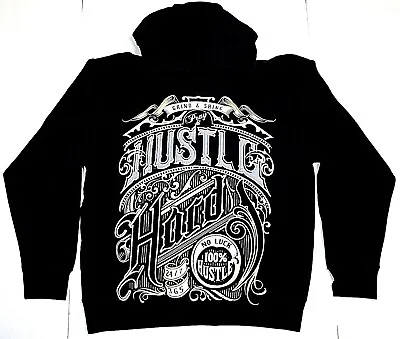 HUSTLE HARD Hooded Sweatshirt Cash Money Grind & Shine Pullover Hoodie New • $35.19