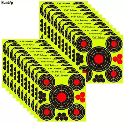 20 Packs 8x8  Shooting Targets Splatter Gun Rifle Reactive Practice Paper Target • $11.39