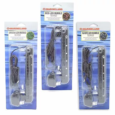 Marineland Aquarium Led Light And Air Diffuser. Submergible 6 Led Light & Bubble • $9.95