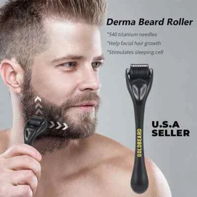 $18 • Buy Beard Growth Derma Roller Signature Hair Beard Regrowth & Skin Rejuvena 
