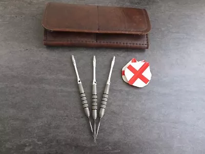 26g Tungsten  Darts +  Case Stems & Flights Great Condition  • £9.50