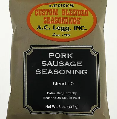 ORIGINAL Flavor Old Plantation Pan Sausage Seasoning Blend #10 For Venison Pork  • $7.45