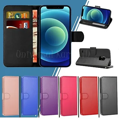 £3.99 • Buy For IPhone 13 12 11 Pro MAX XR XS Leather Case Flip Wallet Case With Card Holder