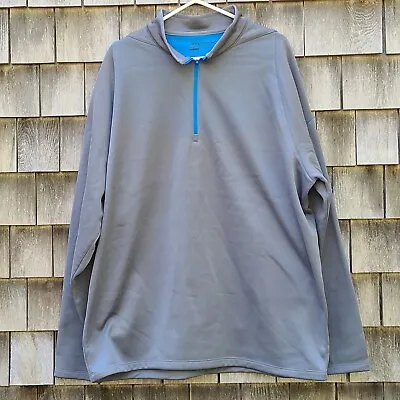 $49.90 • Buy Nike Golf Gulf Oil Dri-Fit 1/4 Zip Gray Blue Jacket Mens Size XXL 779803-065