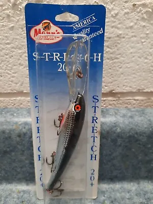 Mann's Stretch 20 + S-T-R-E-T-C-H 20+ Lure Double Stamped Made In USA!  Rare! • $10.99