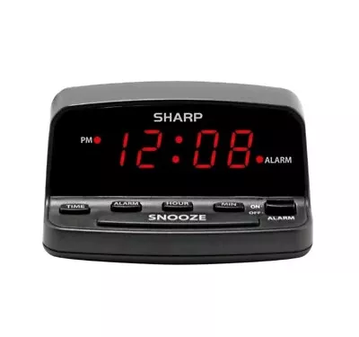 Digital Alarm Clock With Keyboard Style Controls Battery Back-up Easy To Use • $6.49