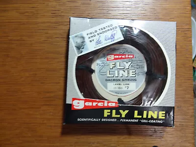 Vintage  Garcia Dacron Sinking Fly Line  No. 0741   L-7-S • $10