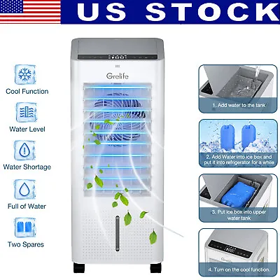 Portable Air Conditioner 3-IN-1 6L Evaporative Cooler W/ Remote Control Room • $63.99