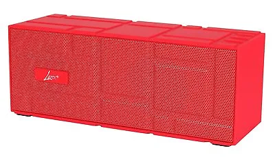 Lyrix Remixx Bluetooth Rectangle Portable Speaker Red W/ Built-In Mic Model 9767 • $9.95