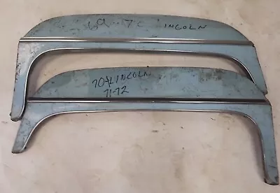 1971 1972 Lincoln FENDER SKIRTS Continental Steel PAIR Used ORIGINAL FORD • $129.71