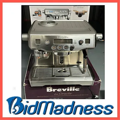 BREVILLE BES980BSS The ORACLE AUTO MANUAL ESPRESSO COFFEE MACHINE  EX DISPLAY ++ • $1898