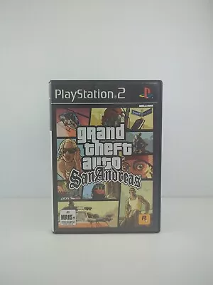 Grand Theft Auto: San Andreas (Sony PlayStation 2 2005 PAL) + Manual  • $24.95