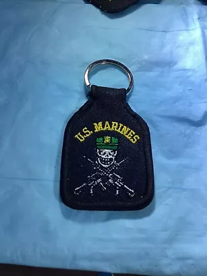 U.S. MARINES Keyring MESS WITH THE BE ST DIE LIKE THE REST NEW • $10.95