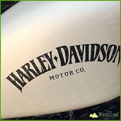 Harley Davidson Tank Decals Stickers Premium Quality Vinyl 8 X 2  Any Colors Set • $33.75