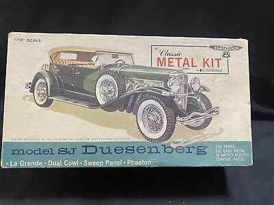 Vintage Model Car Kit Hubley 1932 SJ Duesenberg 1:18 Scale Classic Metal 4864 • $77