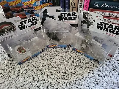 Hot Wheels Star Wars Grogu The Force Havoc MarauderAt-st Raider 3 Pack Set • $24.95