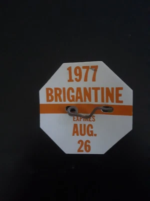 $14.99 • Buy 1977 BRIGANTINE BEACH  TAG  Expires Aug. 26