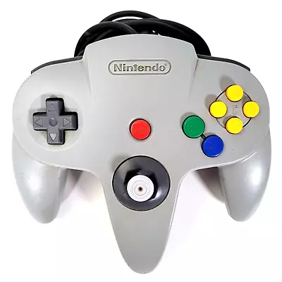 Nintendo 64 N64 Controller Gray Oem Authentic Tight Stick • $16.99