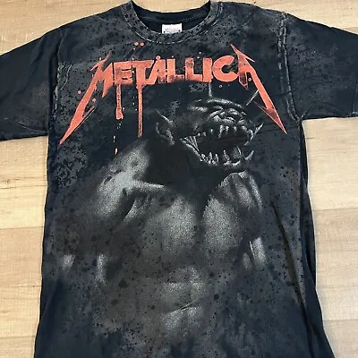 Metallica Jump In The Fire Shirt M 2009 Double Sided  Hanes Kirk Hammett • $34