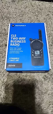 NEW Motorola CLS1410 4 Channel UHF Two-Way Radio Cu1410bkv4ba • $199.99