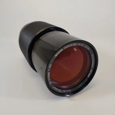 Vivitar 70-210mm F/3.5 Series 1 Macro Lens For Minolta MD Mount • $20