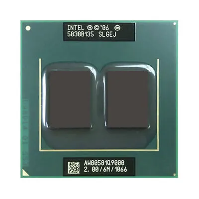 Intel Core 2 Quad Q9000 CPU SLGEJ 2.0GHz-6M-1066MHz Socket P Laptops Processor • $25.60