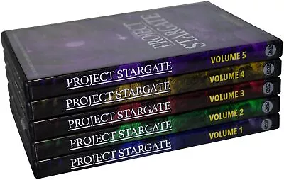 COMPLETE SET Of 5 PROJECT STARGATE DVDs Outer Space Aliens UFO Extraterrestrials • $44.99