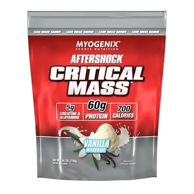 Myogenix Aftershock Critical Mass Vanilla Milk Shake 5.62 Pounds • $82.59