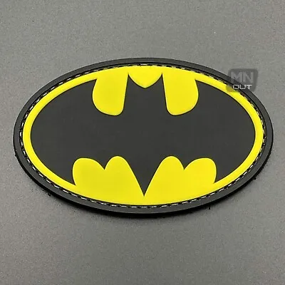 Batman Patch Hook & Loop PVC Airsoft Tactical Military Army • £4.49