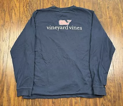 Vineyard Vines Long Sleeve T Shirt Medium Blue I6 • $14.95