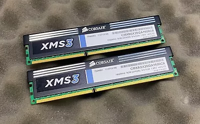 8GB Kit (2 X 4GB) Corsair CMX8GX3M2A1600C9 PC3-12800U Computer Memory • £14.99