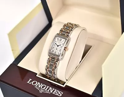 LONGINES DolceVita Ladies Watch L5.255.5.79.7 - 18k Pink Gold Crown/ 46 Diamonds • £2499.99