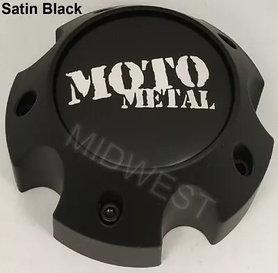 Moto Metal 1079L145AMBMO1 Satin Black MO967 MO968 5x5.5 5x150 Wheel Center Cap • $25