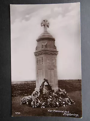 WW1 War Memorial HIGHBRIDGE Nr Burnham On Sea Somerset - F T Bawden RP C1920s • £3.49