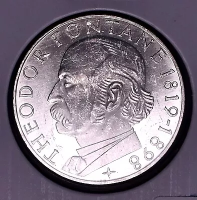 Proof 1969-G Germany 5 Deutsche Mark 62.5% Silver 29mm Coin ~ BU/UNC ~ *M200 • $17