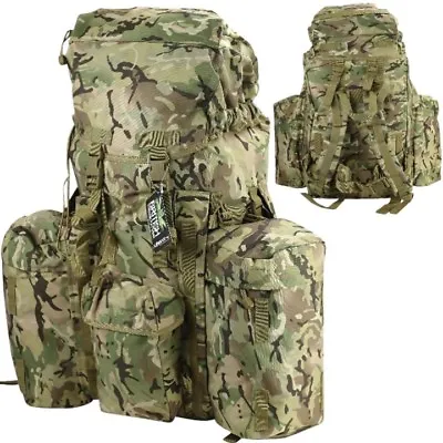 £149.95 • Buy British Army Style Bergen 120 Litre Rucksack Mtp Btp Camo Plce Kit Bag Cadet 
