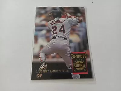 1994 Donruss  322 Manny Ramirez  RC Cleveland Indians • $1.49