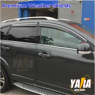 Quality Weather Shields Window Visors  Suits For Holden Captiva 2006-2018 Tinted • $58