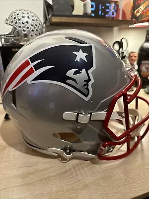 Mac Jones Autographed New England Patriots Full-Size Authentic Speed Helmet • $200