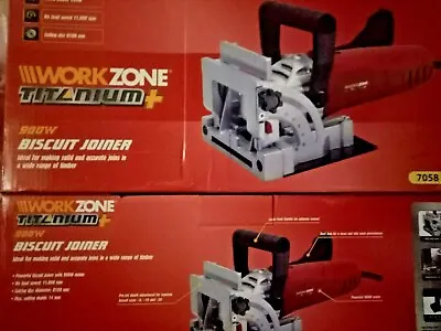 Workzone Titlnium 900w Biscuit Joiner Power Tool Professional Joints Home Garage • $169.95