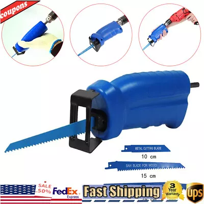 Electric Drill Cordless Cutter Portable Reciprocating Saw Converting Adapter USA • $14.25