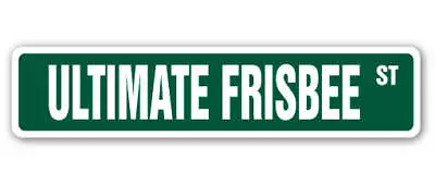 ULTIMATE FRISBEE Street Sign Freestyle Disc Golf Disk Sport • £32.80