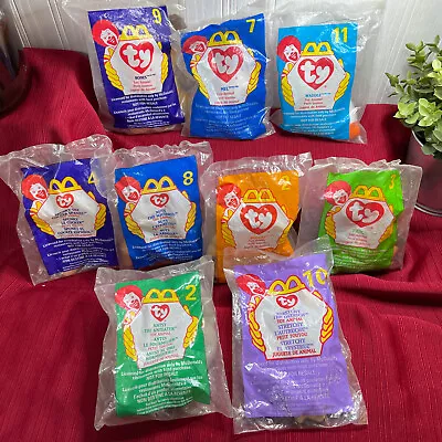 Ty Teenie Beanie Babies McDonalds. Lot Of 9 All Brand New In Bags. • $15