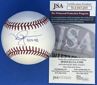 Mark McGwire Signed Autographed MLB Baseball W/ “583 Hrs” Inscription & JSA COA • $200