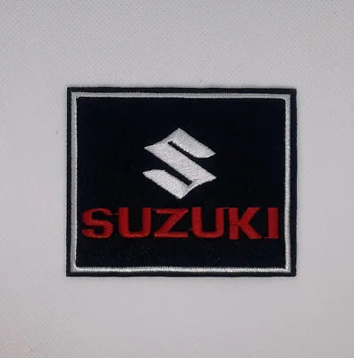 $4.20 • Buy Suzuki Patch~Biker~Motorcycle Racing (3”x 3” Inches) Embroidered~Iron Or Sew On