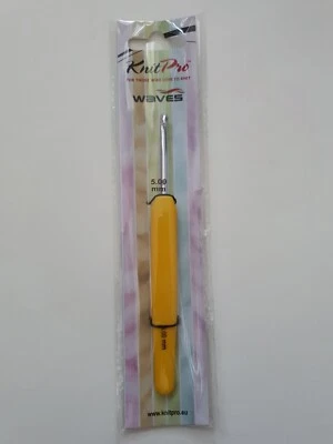 £3 • Buy Knitpro Waves Soft Grip Aluminium Crochet Hook 5mm
