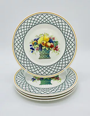 Villeroy & Boch Basket Salad Side Plates Set Of 4 Germany • $30