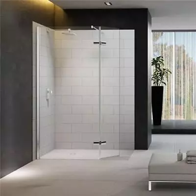 Merlyn 8 Series Hinged Wet Room Glass Panel 1500mm X 900mm Tray 1350mm WIde • £1130.95