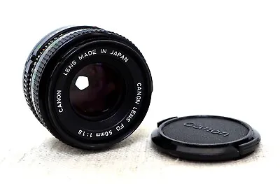 CANON FD 50mm 1.8 Prime Lens For CANON FD SLR Fit  • £37.49
