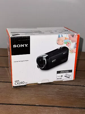Brand New Sony HDRCX240/L 2.7in HD Video Recording Handycam - Blue 27x Zoom • $169.88